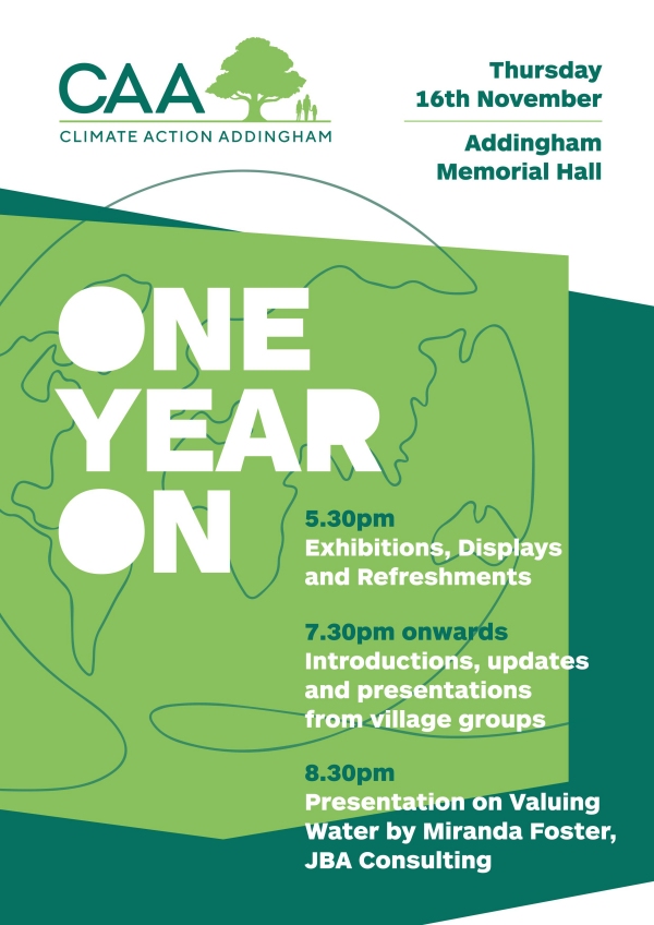 CAA Poster One Year On